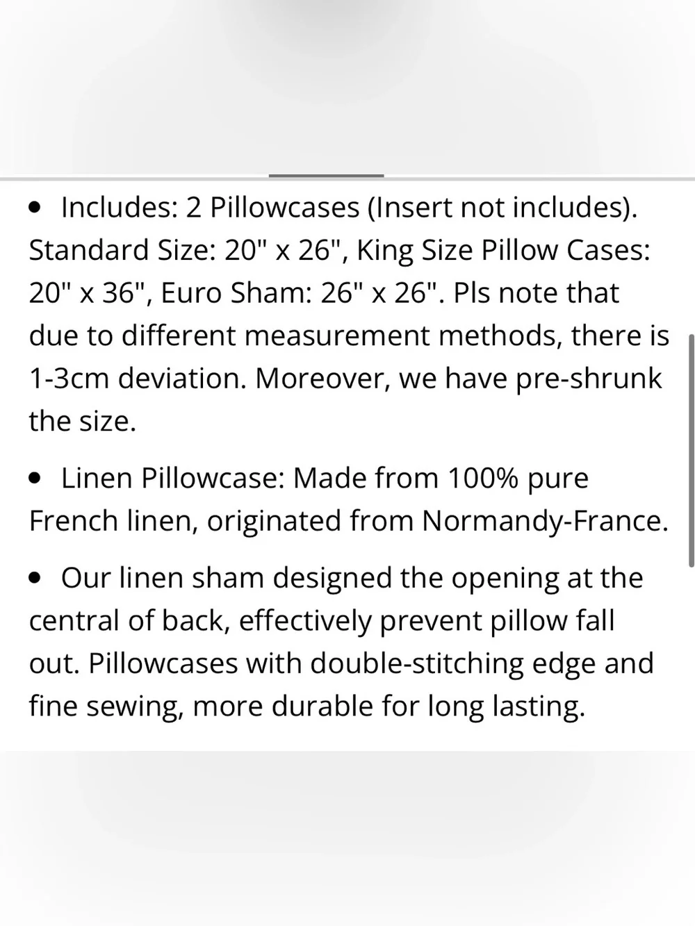 Euro Shams 100% Linen SQUARE 26x26” (2-pack) DUSTY BLUE